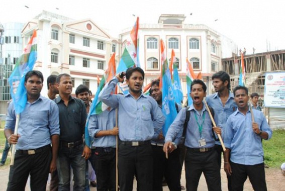 SFI, TSU and NSUI hold rallies  